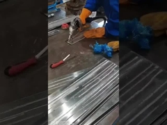 5 মিমি অ্যালুমিনিয়াম প্লেট লেজার ওয়েল্ডিং এর হ্যান্ড লেজার ওয়েল্ডিং মেশিন