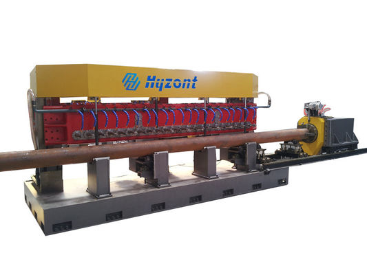 OCTG CNC Pipe Perforating Machine , 22 Spindles Tube Slotting Machine