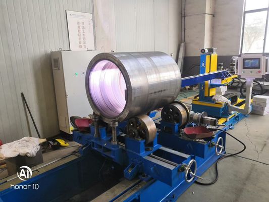 Self-Aligned Welding Turning Rolls with 50 Ton Capacity and Variable Frequency Drive for Pressure Vessel Rotation
