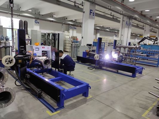 High Speed Auto Seam Welder TIG Pipe Welding Machine with 10-500Amp Welding Current and Wire Feeding