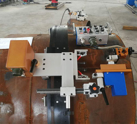 MIG / MAG Orbital Welding Tractor 150-3000mm Big OD Pipe Auto Welding