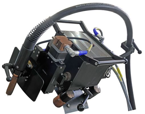 GMAW / FCAW-GS / GTAW All Position Automatic Welding Head With Power Source
