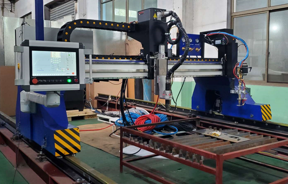 Gantry CNC Plasma Oxy-fuel Cutting Machine HZSG4000 3000x12000mm  MAXPRO200