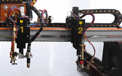Gantry CNC Plasma Oxy-fuel Cutting Machine HZSG4000 3000x12000mm  MAXPRO200