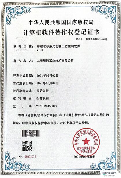 চীন Hyzont(Shanghai) Industrial Technologies Co.,Ltd. সার্টিফিকেশন